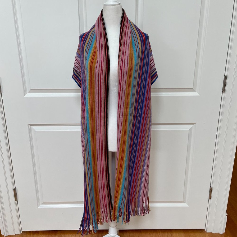 Patterned Wool  Blended Scarf from MISSONI